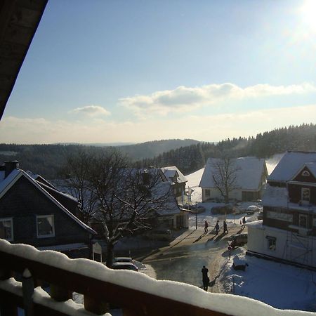 Skihang 100 Meter Vom App Bergfrieden Appartement Winterberg Buitenkant foto